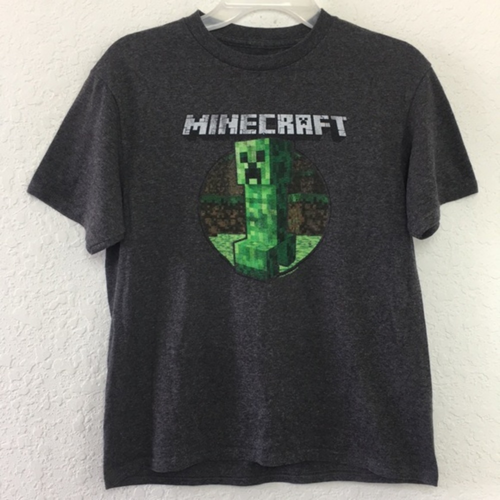 ✅Boys MINECRAFT Shirt size L 14-16